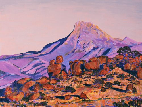 Cooks Peak in Summer Haze